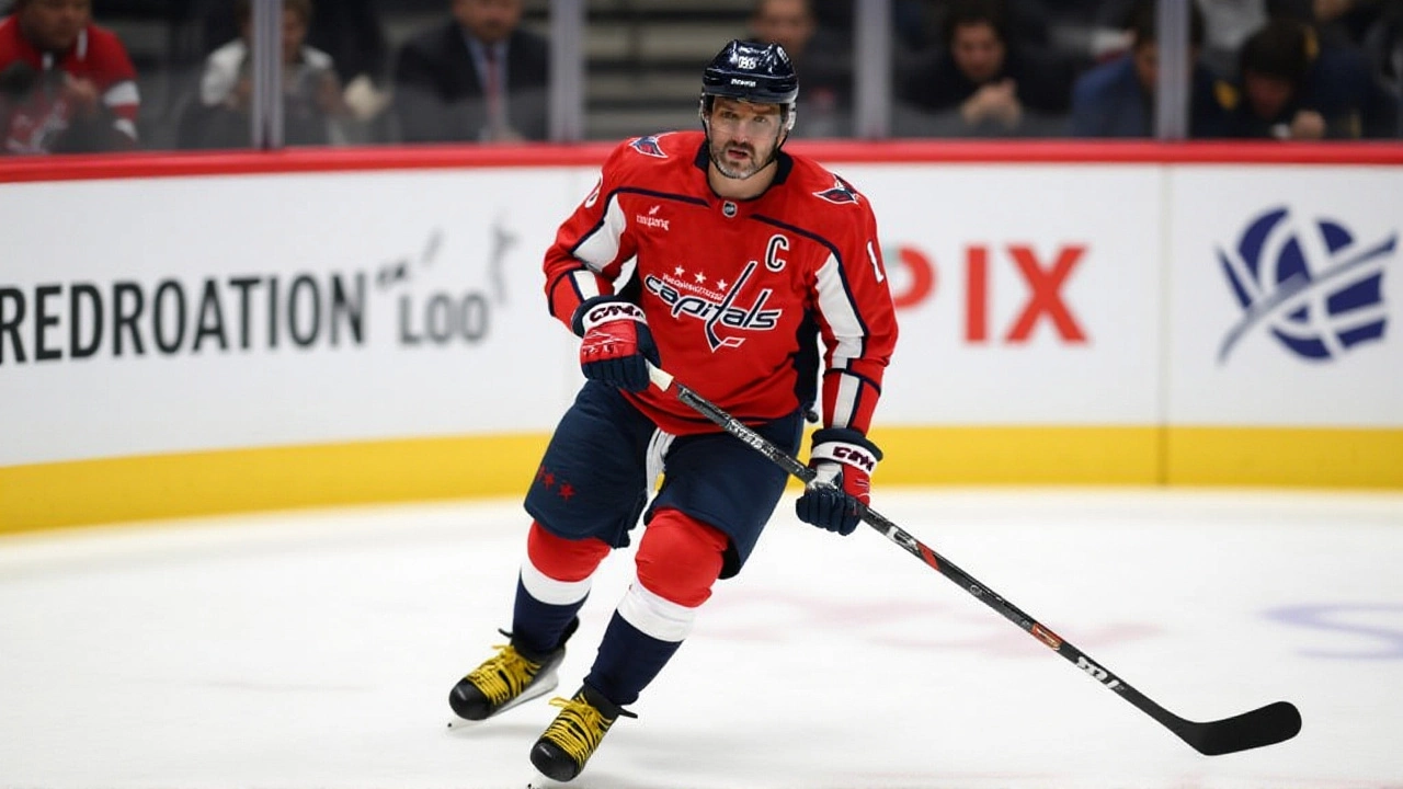 Овечкин сломал сухую серию хет-триком в Монреале и вошёл в топ-10 НХЛ по очкам